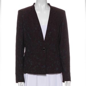 Ted Baker Deep Purple Floral Jacquard Suit Jacket 🌺 NWT